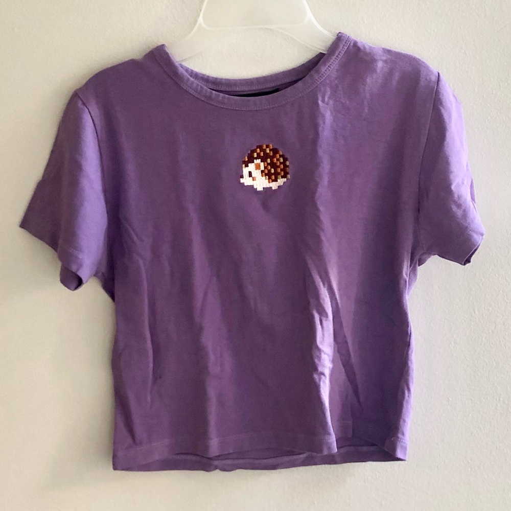 ❤️ Purple Hedgehog Graphic T-Shirt